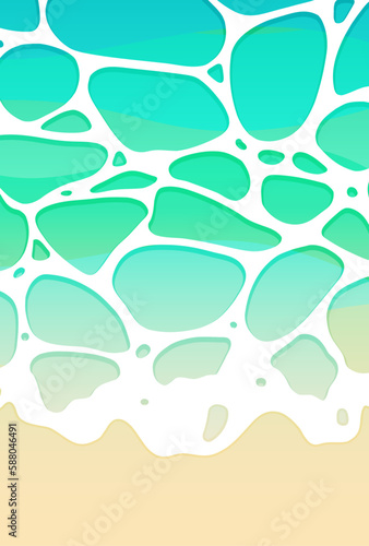 背景イラスト_きれいな海