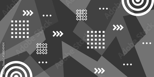 vector flat abstract geometric background