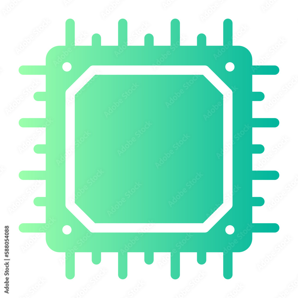 chip gradient icon chip gradient icon