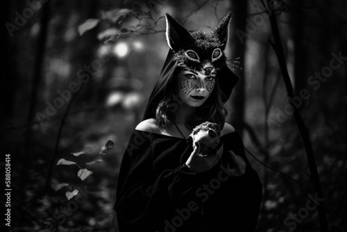 La sorcière du chat noir
