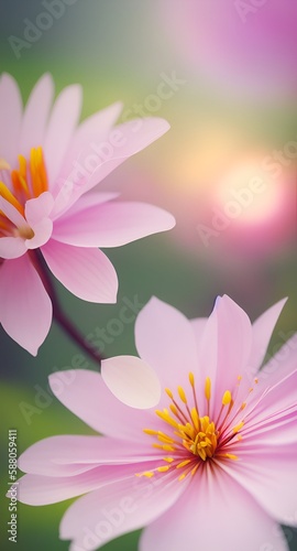 pink lotus flower generated ai