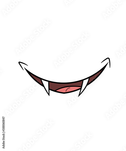 Scary smile