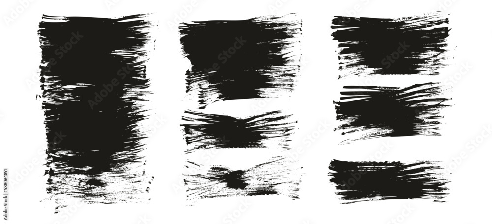 Flat Fan Brush Thin Long Background High Detail Abstract Vector Background MEGA Set Flat Fan Brush Thin Long Background High Detail Abstract Vector Background MEGA Set