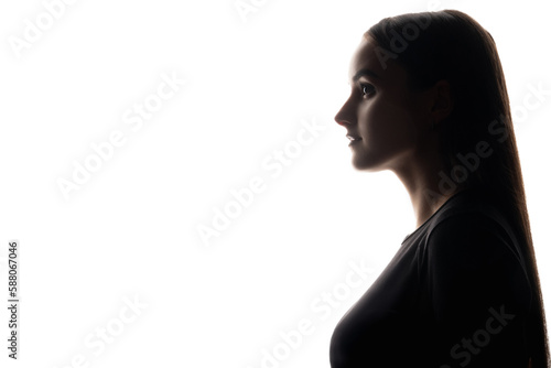 Εκτύπωση καμβά Female silhouette