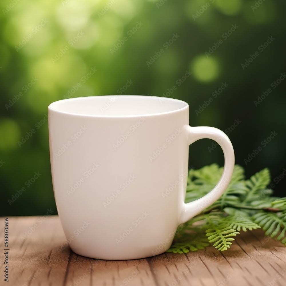 Obraz premium white cup