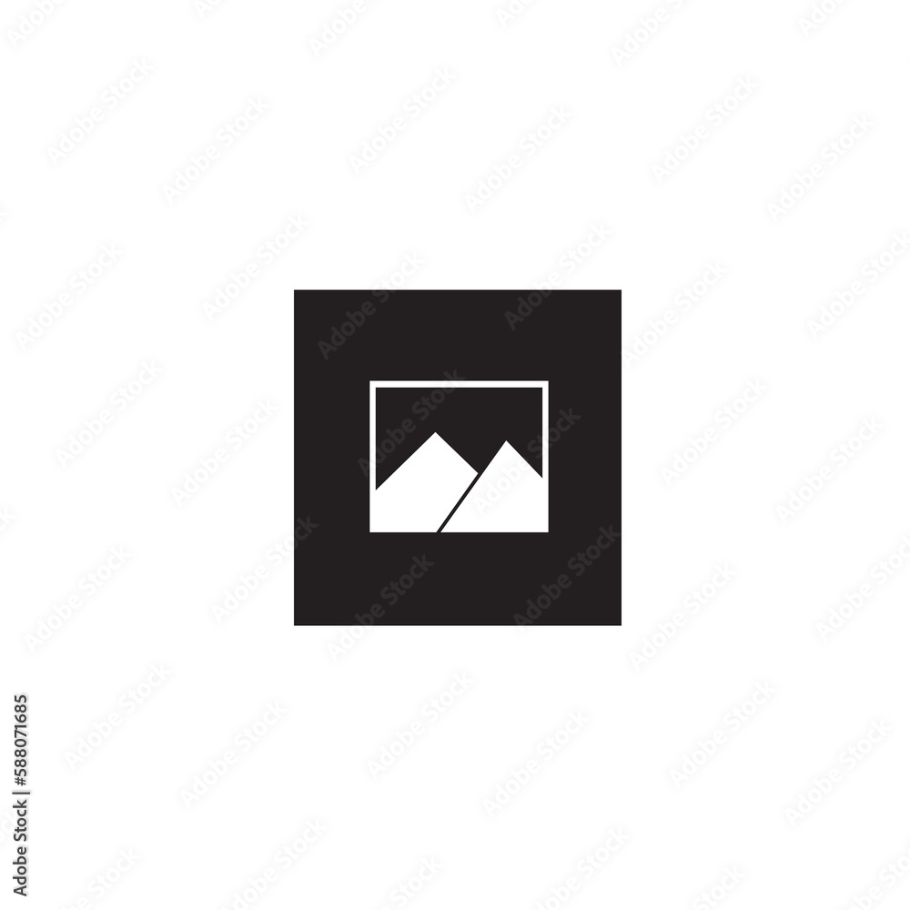 simple logo mountain icon graphic design template vector abstract simple logo mountain icon graphic design template vector abstract