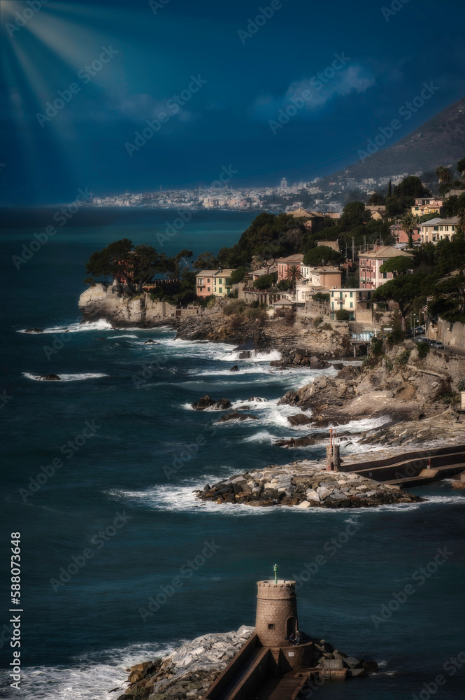 Coast of Liguria Italy Riviera di Levante Coast of Liguria Italy Riviera di Levante