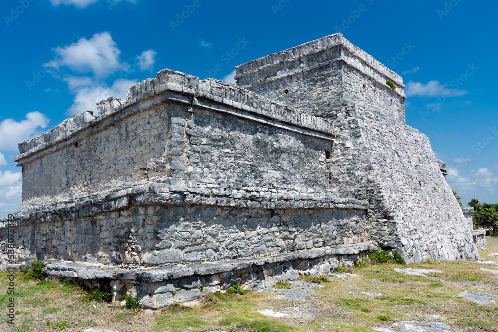Mexico ancient Mayan city on the Caribbean coast in Tulum. Mexico ancient Mayan city on the Caribbean coast in Tulum.