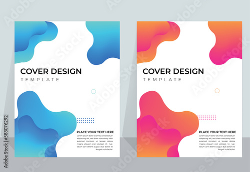 Business brochure flyer design a4 template. Vector illustration. Easy to adapt to Brochure, Annual Report, Magazine, Poster, Corporate Presentation, Portfolio, Flyer, Banner for Website.