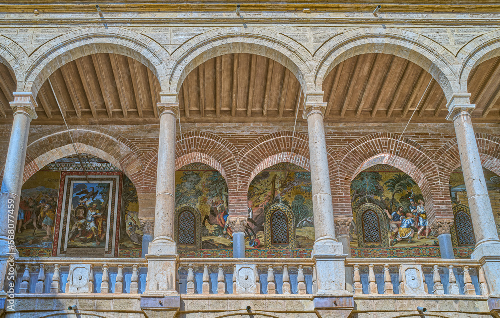 Obraz premium Sicily, the Holy art of Palermo