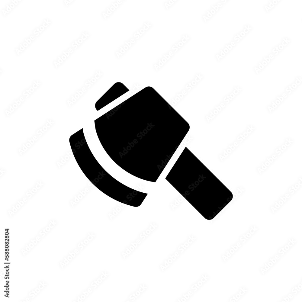 Axe Icon Vector. Simple flat symbol. Illustration pictogram Axe Icon Vector. Simple flat symbol. Illustration pictogram