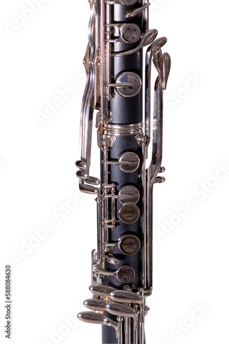 Bass clarinet lower body keys