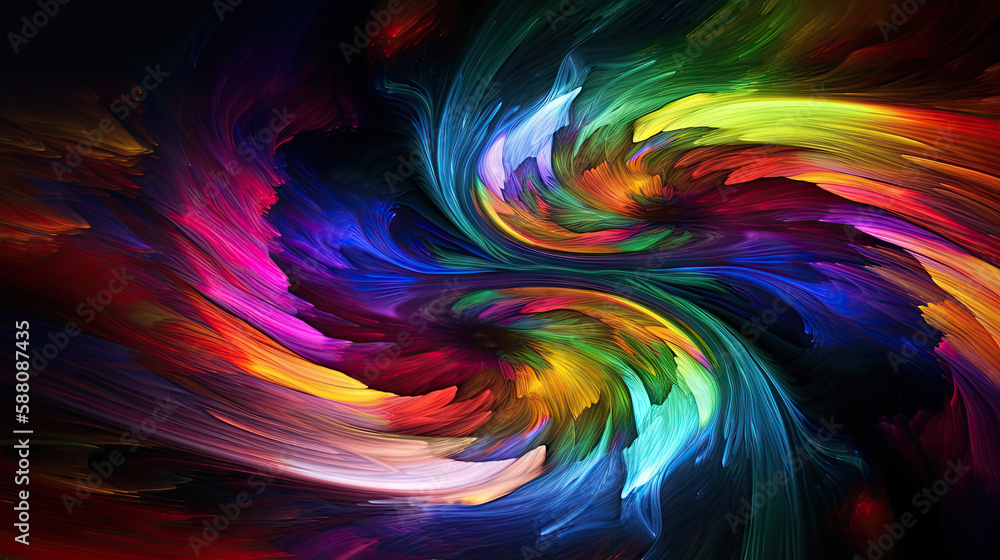 Abstract Lights, Generative AI Abstract Lights, Generative AI