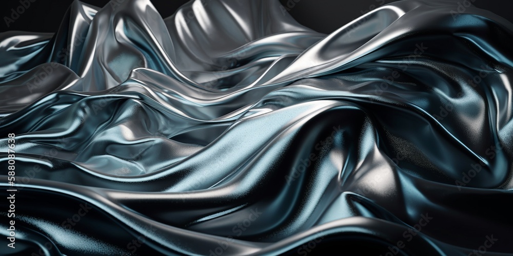 Farbiger flüssiger welliger Satin Seide Hintergrund Motiv, Wallpaper für Computerhintergrund, ai generativ Farbiger flüssiger welliger Satin Seide Hintergrund Motiv, Wallpaper für Computerhintergrund, ai generativ