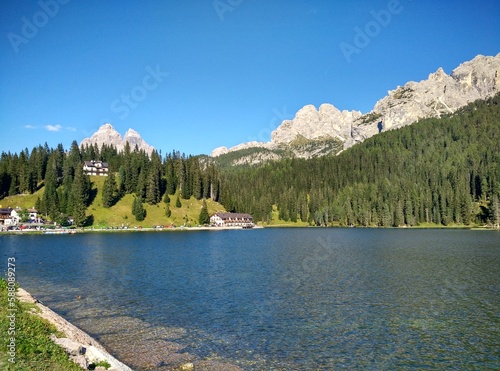 lake in the dolomites