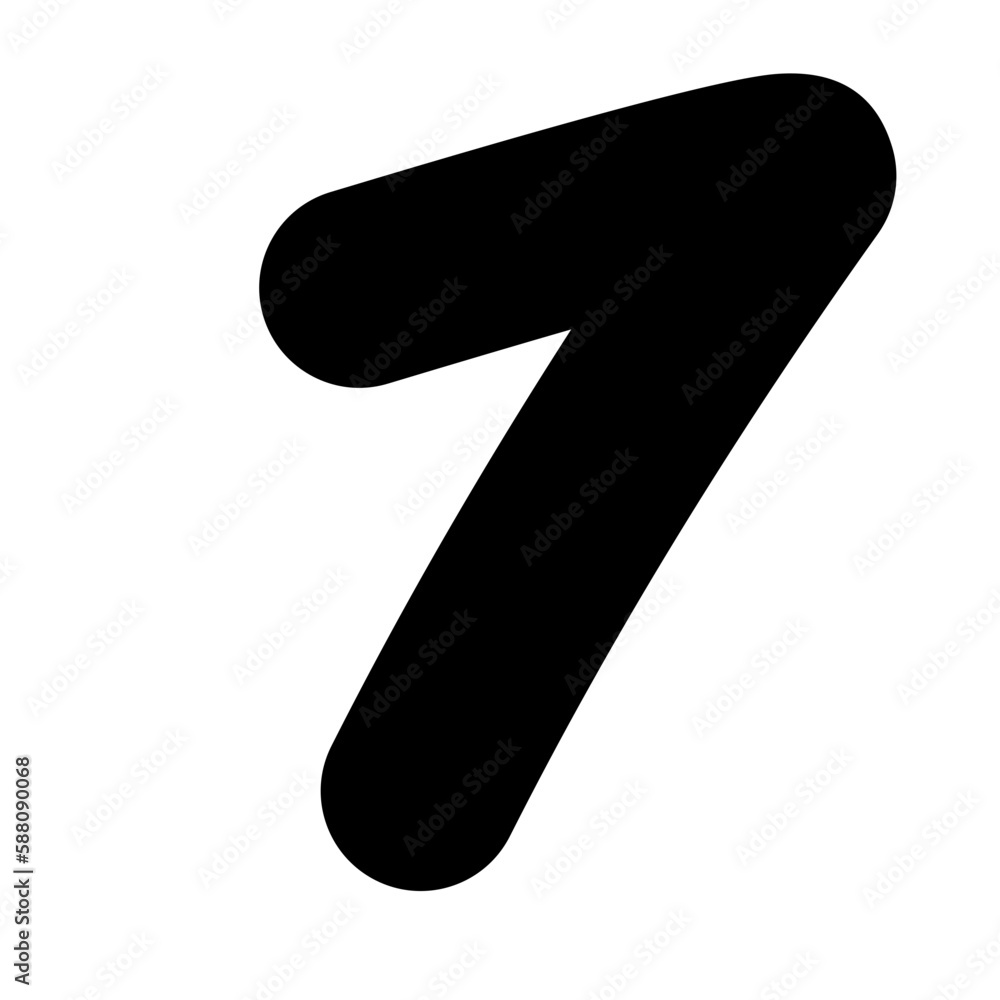 Number vector elements, Number rounded, Font Of Numbers Number vector elements, Number rounded, Font Of Numbers