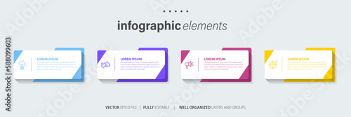 Vector infographic template
