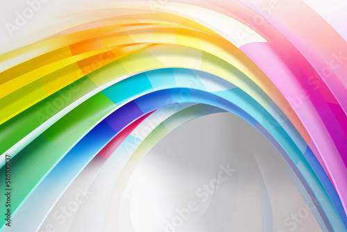Colorful digital rainbow background