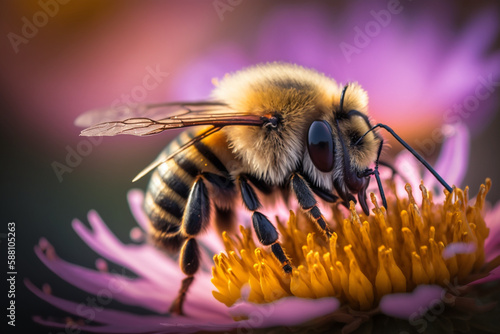 Bee on a flower