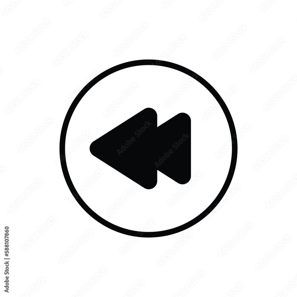 Back Arrow icon vector stock. Back Arrow icon vector stock.