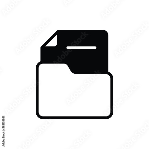 Folder icon vector stock.