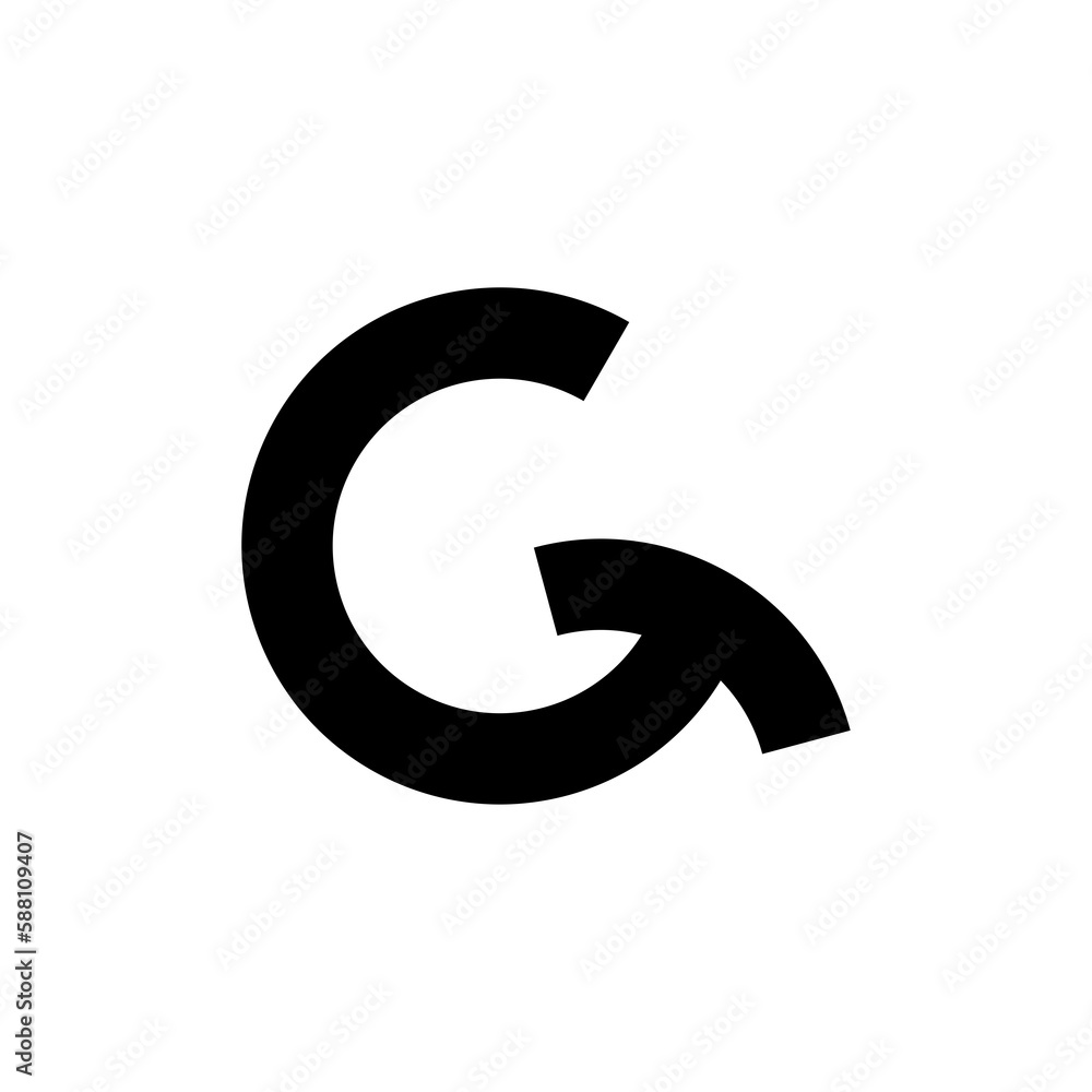 ABSTRACT LETTER G MODERN MINIMALIST LOGO DESIGN ABSTRACT LETTER G MODERN MINIMALIST LOGO DESIGN