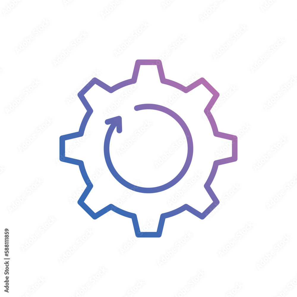 Reload icon vector stock.