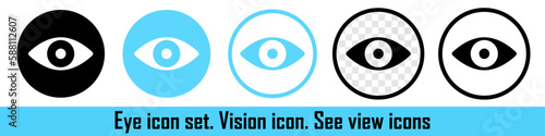 Eye sign. Eye logo. Human eye. Vector