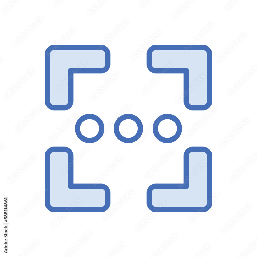 Scane icon vector stock. Scane icon vector stock.