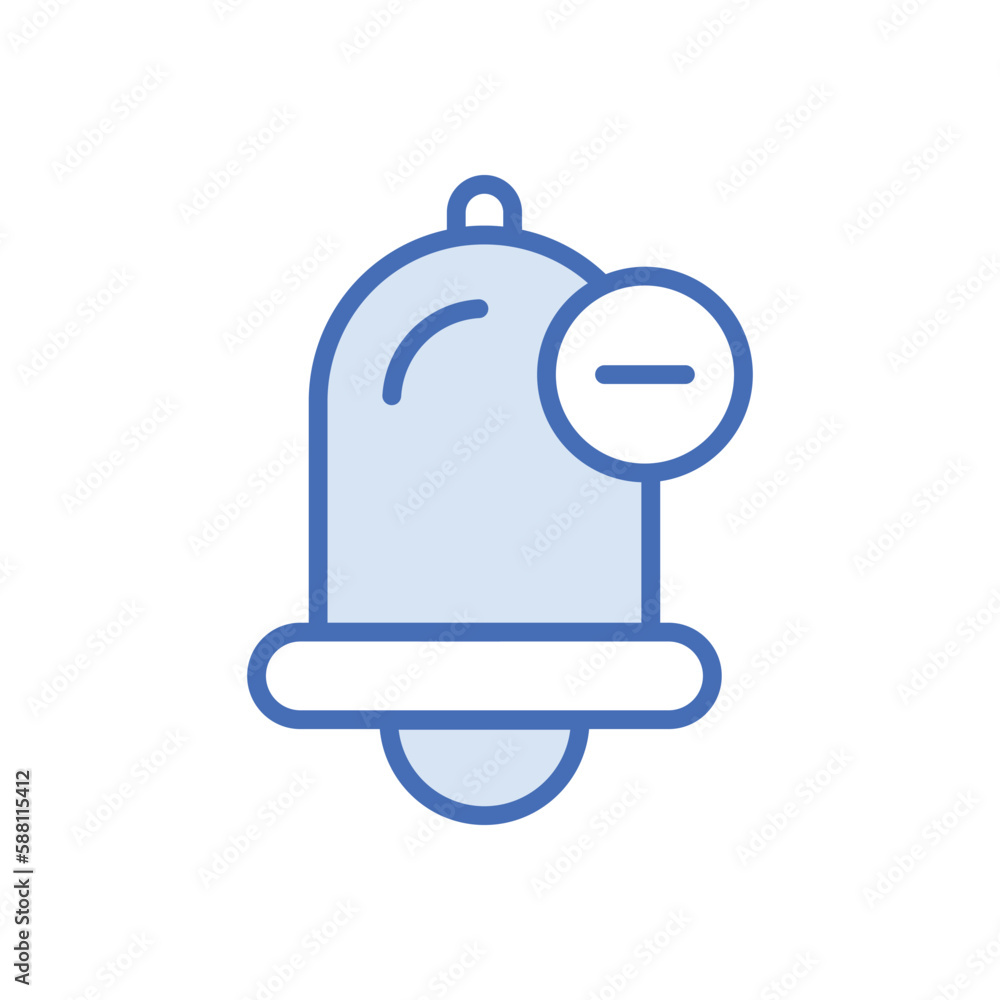 Obraz premium Notification Block icon vector stock.