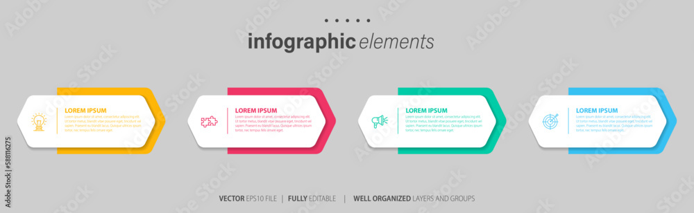 Set of infographics elements in modern flat business style
Set of infographics elements in modern flat business style