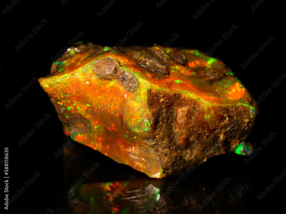 Natural Ethiopian Opal Gemstone Rough
