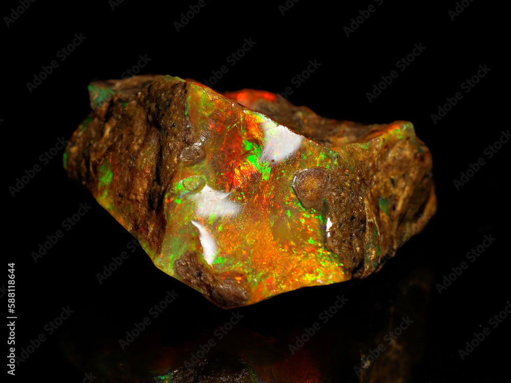 Natural Ethiopian Opal Gemstone Rough Natural Ethiopian Opal Gemstone Rough
