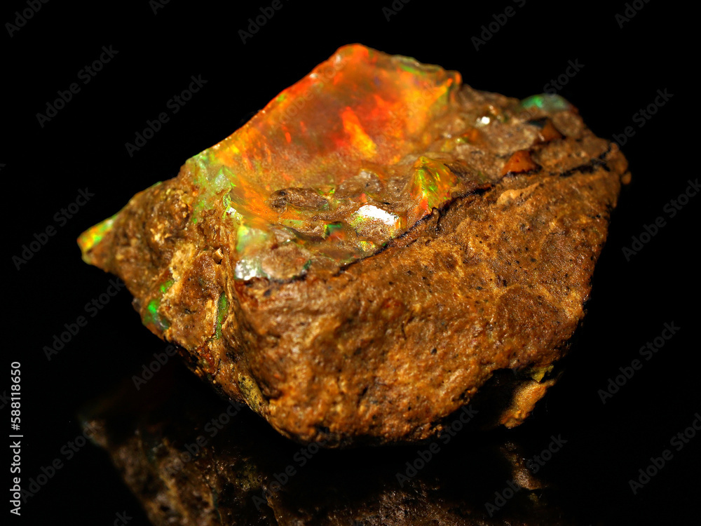 Natural Ethiopian Opal Gemstone Rough Natural Ethiopian Opal Gemstone Rough
