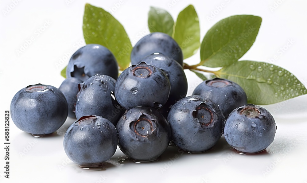a bunch of blueberries sitting on top of each other. generative ai a bunch of blueberries sitting on top of each other. generative ai