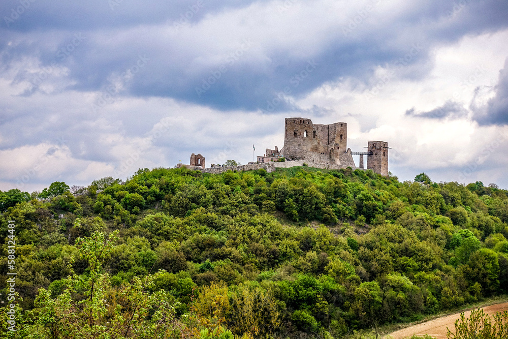 Castle on a hill in Hungary