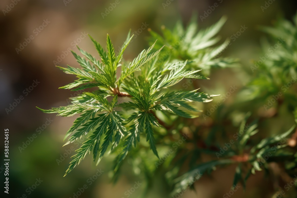 Vibrant, dense layered marijuana leaf texture background, generative AI Vibrant, dense layered marijuana leaf texture background, generative AI