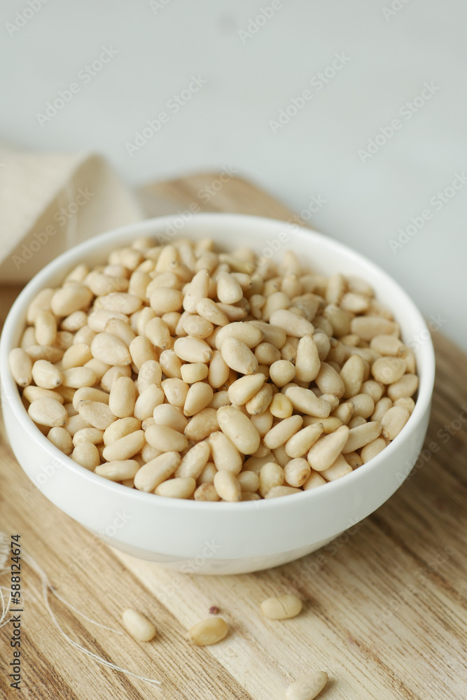 close up of Raw soy bean seed 