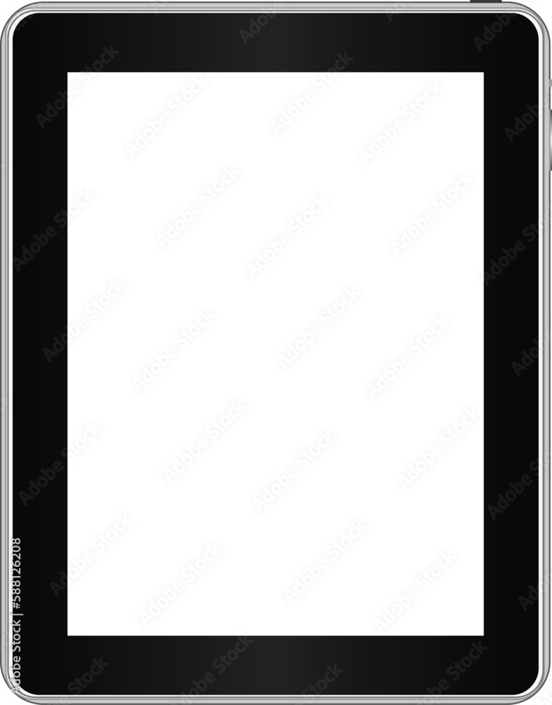 Tablet display screen vector Tablet display screen vector