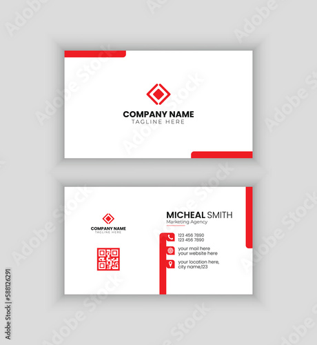 Creative and modern business card template vector