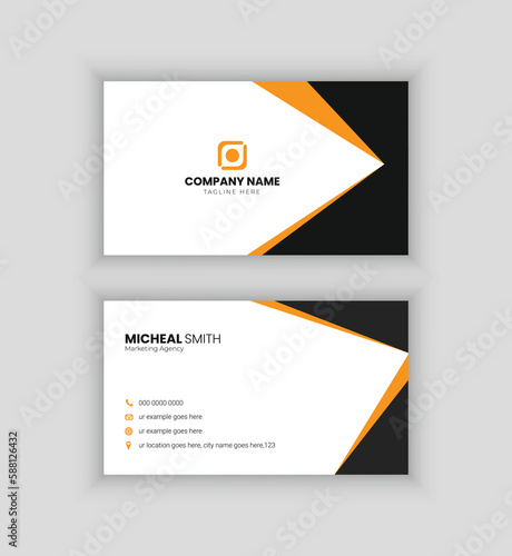 Creative and modern business card template vector