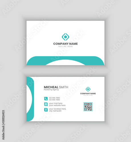 Creative and modern business card template vector