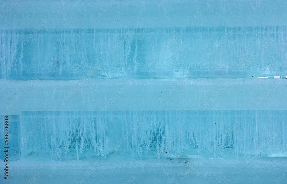 Icewall made of ice and snow as texture or background Icewall made of ice and snow as texture or background