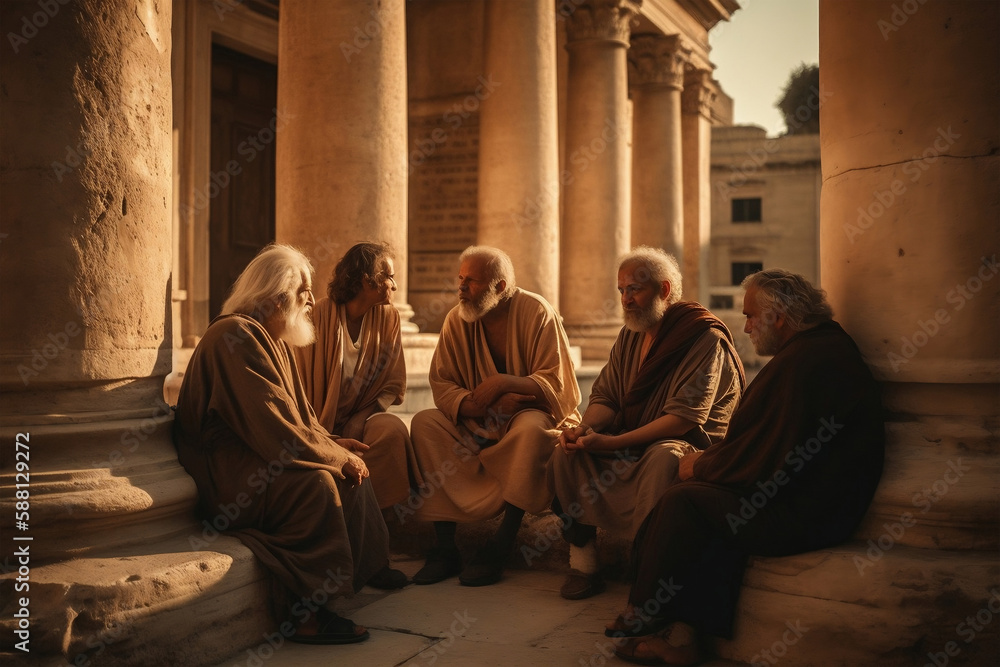 discussing philosophers, generative ai discussing philosophers, generative ai