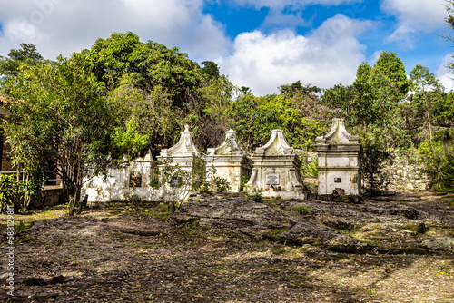 Cemetery of San Sebastian, Byzantine style, in Igatu, municipality of Andarai, Bahia, Brazil photo