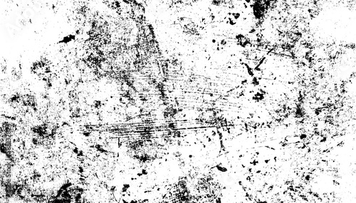 Scratched Grunge Urban Background Texture Vector. Dust Overlay Distress Grainy Grungy Effect. Distressed Backdrop Vector Illustration. Isolated Black on White Background. EPS 10.