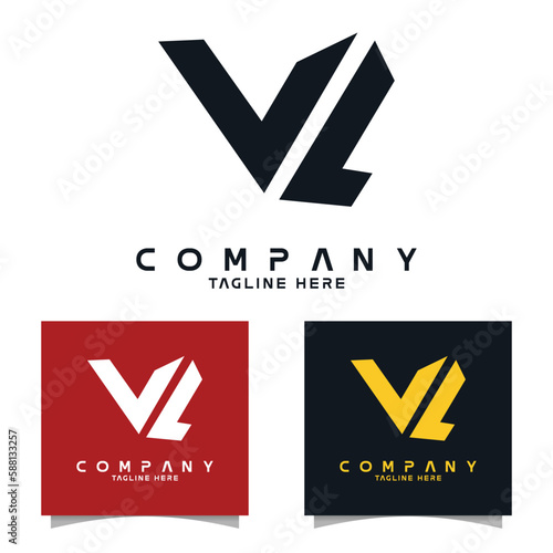 set logo design for company, business ,and brand identity