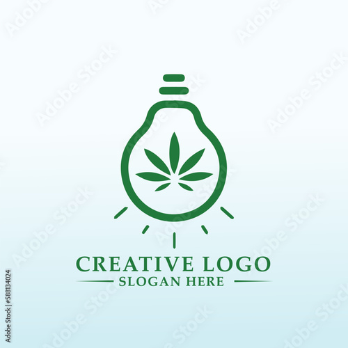 Cannabis Lighting Company Logo design