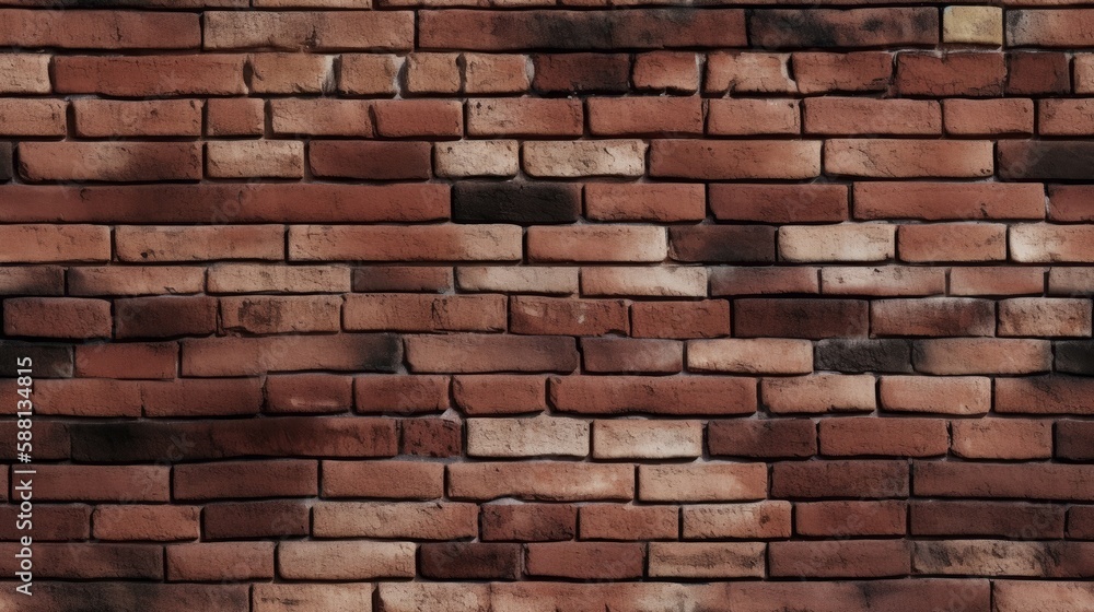 Obraz premium Seamless Bricks Wall Texture for Backgrounds and Designs