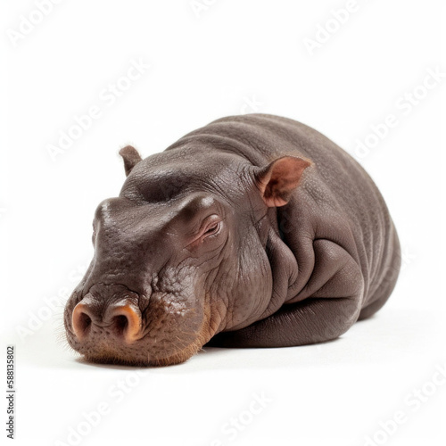 hippopotamus cub